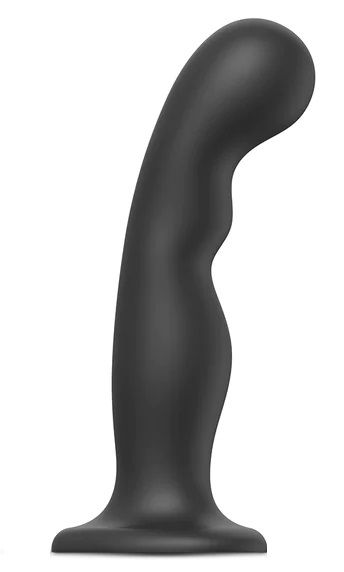 Черная насадка Strap-On-Me Dildo Plug P G size XXL - Strap-on-me - купить с доставкой в Нижнекамске