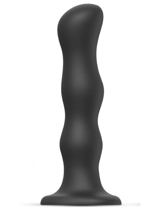 Черная насадка Strap-On-Me Dildo Geisha Balls size XL - Strap-on-me - купить с доставкой в Нижнекамске