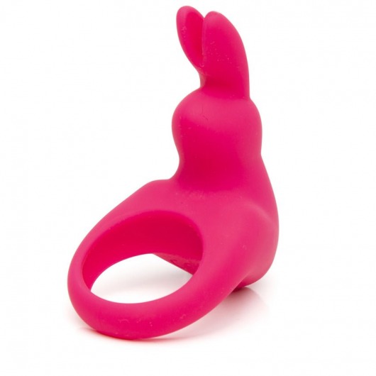 Розовое эрекционное виброкольцо Happy Rabbit Rechargeable Rabbit Cock Ring - Happy Rabbit - в Нижнекамске купить с доставкой