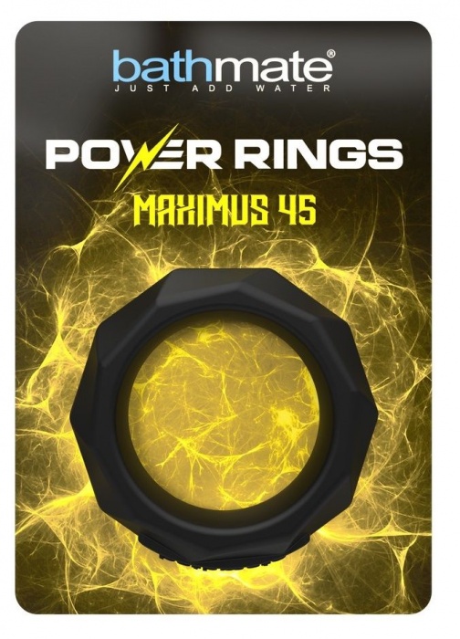 Черное эрекционное кольцо Maximus 45 - Bathmate - в Нижнекамске купить с доставкой