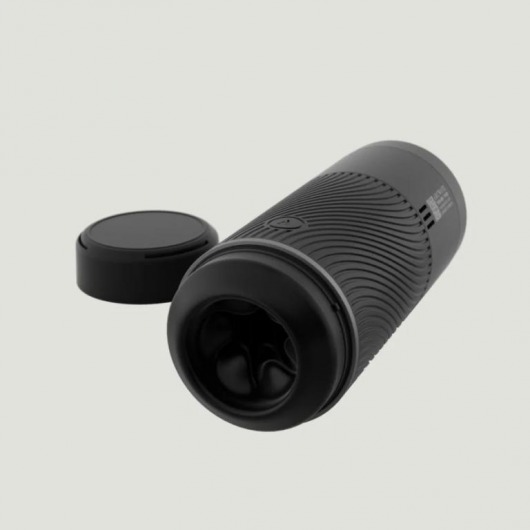 Черный мастурбатор с контролем всасывания Arcwave Pow Stroker - Arcwave - в Нижнекамске купить с доставкой