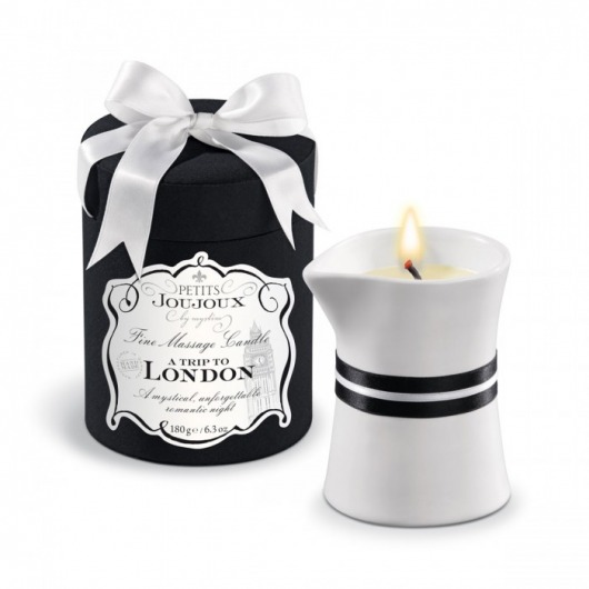 Массажное масло в виде большой свечи Petits Joujoux London с ароматом ревеня, амбры и чёрной смородины - MyStim - купить с доставкой в Нижнекамске
