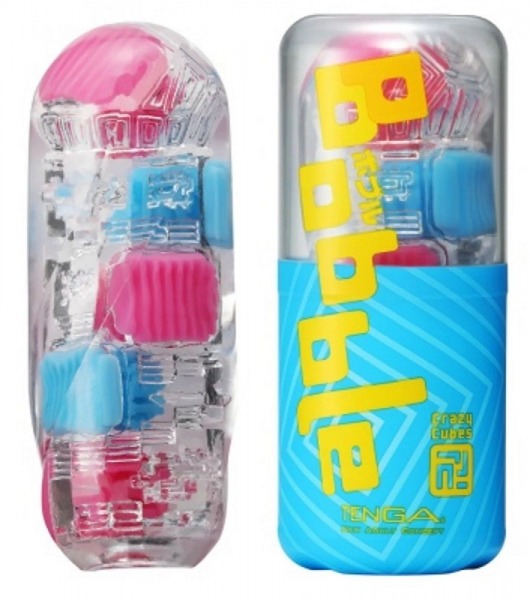 Мастурбатор Tenga Bobble Crazy Cubes - Tenga - в Нижнекамске купить с доставкой