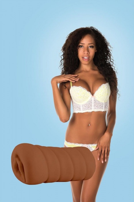 Коричневый мастурбатор-вагина BRIANNA - Dream Toys - в Нижнекамске купить с доставкой