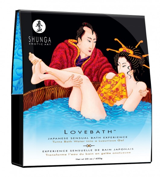 Соль для ванны Lovebath Ocean temptation, превращающая воду в гель - 650 гр. - Shunga - купить с доставкой в Нижнекамске