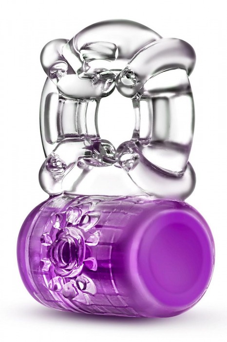 Фиолетовое эрекционное виброкольцо Pleaser Rechargeable C-Ring - Blush Novelties - в Нижнекамске купить с доставкой