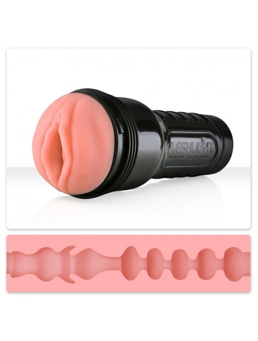 Мастурбатор-вагина Fleshlight - Pink Lady Mini-Lotus - Fleshlight - в Нижнекамске купить с доставкой