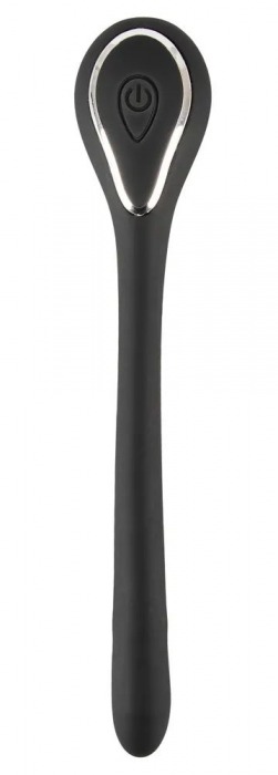 Черный гибкий уретральный стимулятор с вибрацией Vibrating Bendable Dilator - 13,5 см. - Orion - купить с доставкой в Нижнекамске