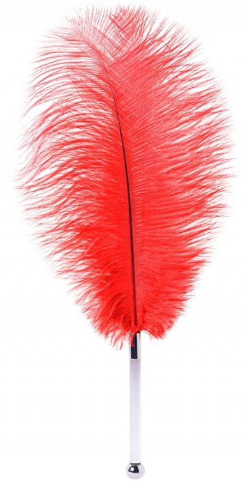 Красное страусовое пёрышко - ToyFa - купить с доставкой в Нижнекамске