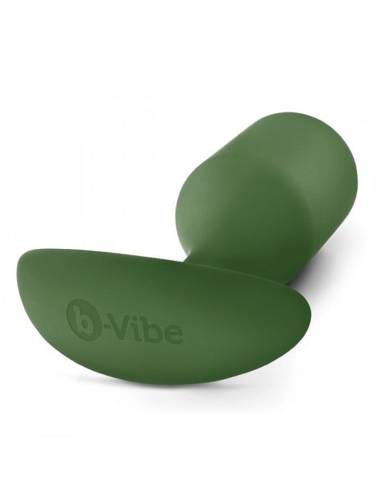 Пробка цвета хаки для ношения B-vibe Snug Plug 4 - 14 см. - b-Vibe