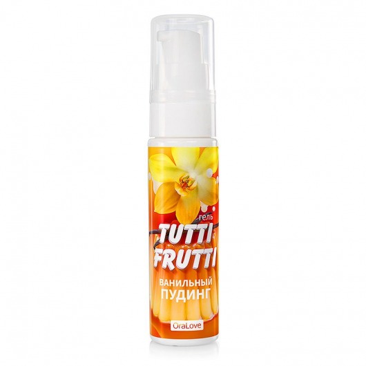 Интимный гель на водной основе Tutti-Frutti  Ванильный пудинг  - 30 гр. - Биоритм - купить с доставкой в Нижнекамске