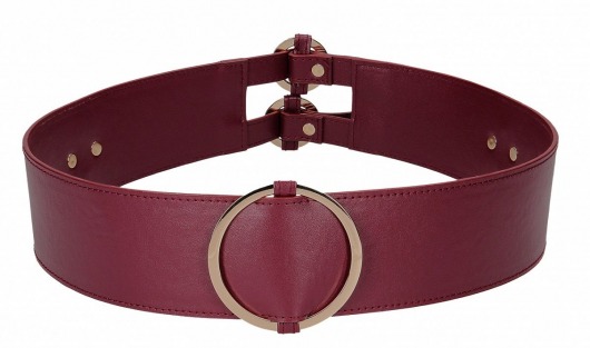 Бордовый ремень Halo Waist Belt - размер L-XL - Shots Media BV - купить с доставкой в Нижнекамске