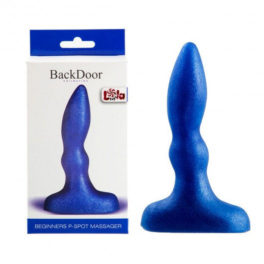 Синий анальный стимулятор Beginners p-spot massager - 11 см. - Lola Games - в Нижнекамске купить с доставкой