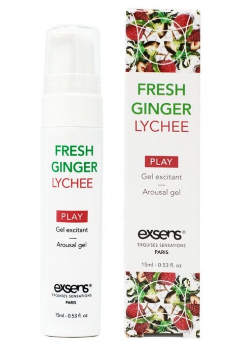 Возбуждающий гель Fresh Ginger Lychee Arousal Gel - 15 мл. - Exsens - купить с доставкой в Нижнекамске