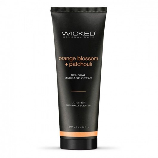 Массажный легкий крем WICKED Orange Blossom plus Patchouli - 120 мл. - Wicked - купить с доставкой в Нижнекамске
