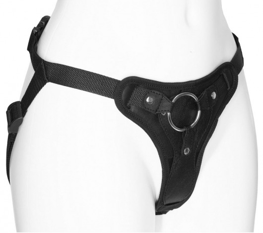 Женские трусики для фиксации насадки кольцом с внутренней насадкой - LOVETOY (А-Полимер) - купить с доставкой в Нижнекамске