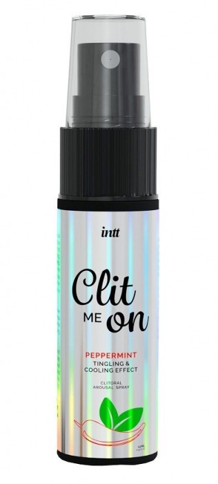 Клиторальный возбуждающий спрей Clit Me On Peppermint - 12 мл. - INTT - купить с доставкой в Нижнекамске