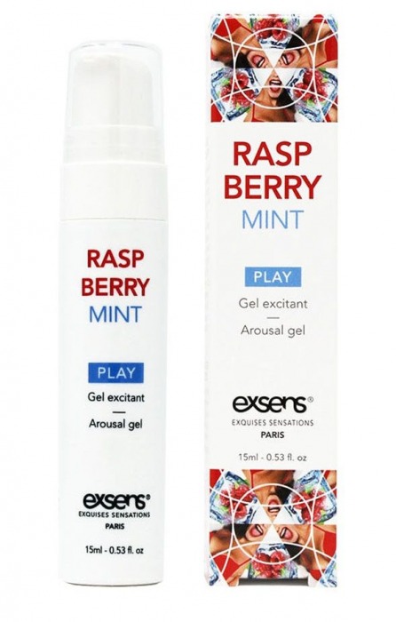 Возбуждающий гель Raspberry Mint с ароматом малины и мяты - 15 мл. - Exsens - купить с доставкой в Нижнекамске