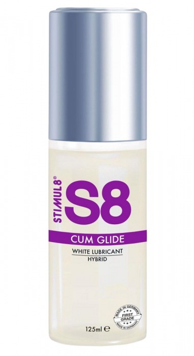 Гибридный лубрикант S8 Hybrid Cum Glide с консистенцией спермы - 125 мл. - Stimul8 - купить с доставкой в Нижнекамске