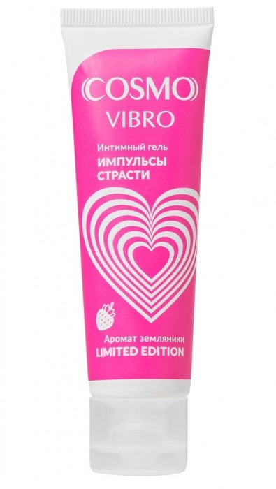 Возбуждающий гель на водно-силиконовой основе Cosmo Vibro с ароматом земляники - 50 гр. - Биоритм - купить с доставкой в Нижнекамске