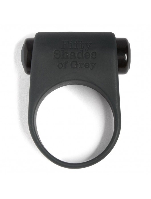 Серое эрекционное кольцо с вибрацией Feel It, Baby! - Fifty Shades of Grey - в Нижнекамске купить с доставкой