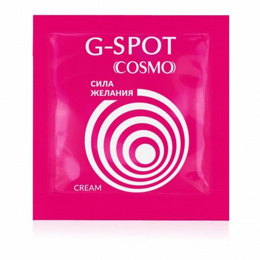 Стимулирующий интимный крем для женщин Cosmo G-spot - 2 гр. - Биоритм - купить с доставкой в Нижнекамске