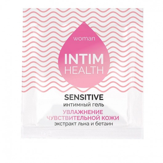 Саше интимного геля на водной основе Intim Health Sensitive - 3 гр. - Биоритм - купить с доставкой в Нижнекамске