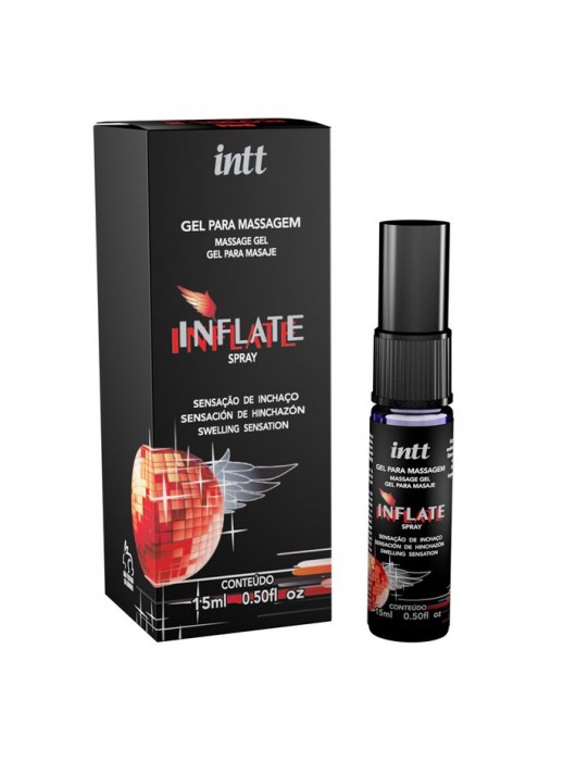 Мужской возбуждающий спрей Inflate - 15 мл. - INTT - купить с доставкой в Нижнекамске
