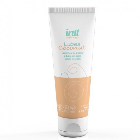 Лубрикант на водной основе Lubes Coconut с ароматом кокоса - 50 гр. - INTT - купить с доставкой в Нижнекамске