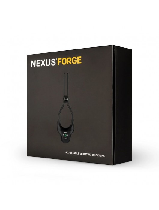Черное эрекционное лассо с вибрацией Nexus Forge - Nexus Range - в Нижнекамске купить с доставкой