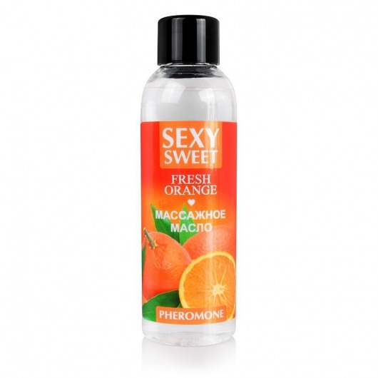Массажное масло Sexy Sweet Fresh Orange с ароматом апельсина и феромонами - 75 мл. - Биоритм - купить с доставкой в Нижнекамске