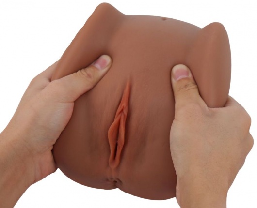 Мастурбатор Black Beauty - вагина и анус - S-HANDE - в Нижнекамске купить с доставкой