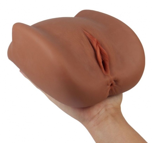 Мастурбатор Black Beauty - вагина и анус - S-HANDE - в Нижнекамске купить с доставкой