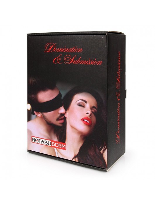 Черная портупея на грудь с кляпом и зажимами для сосков - Notabu - купить с доставкой в Нижнекамске