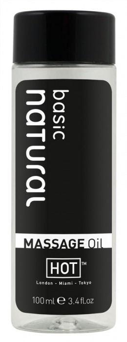 Массажное масло для тела Natural Basic - 100 мл. - HOT - купить с доставкой в Нижнекамске