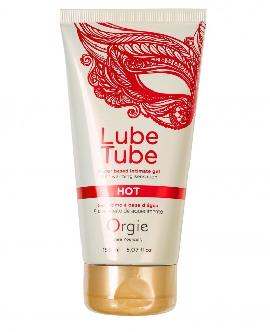Интимный гель на водной основе Lube Tube Hot с разогревающим эффектом - 150 мл. - ORGIE - купить с доставкой в Нижнекамске