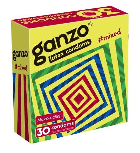 Микс-набор из 30 презервативов Ganzo Mixed - Ganzo - купить с доставкой в Нижнекамске