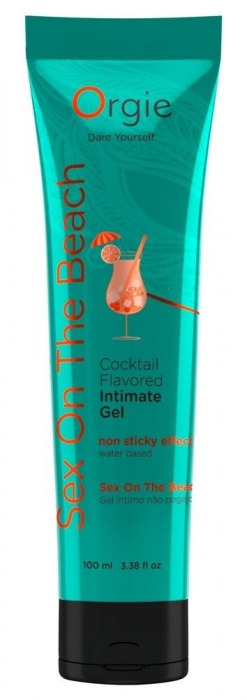 Съедобный интимный гель Orgie Lube Tube Cocktail Sex On The Beach - 100 мл. - ORGIE - купить с доставкой в Нижнекамске
