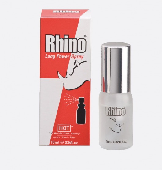 Пролонгирующий спрей для мужчин Rhino - 10 мл. - HOT - купить с доставкой в Нижнекамске