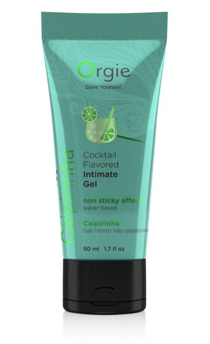 Съедобный интимный гель Orgie Lube Tube Cocktail Caipirinha - 50 мл. - ORGIE - купить с доставкой в Нижнекамске