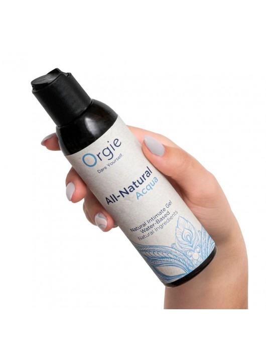 Интимный гель на водной основе Orgie All-Natural Acqua - 150 мл. - ORGIE - купить с доставкой в Нижнекамске