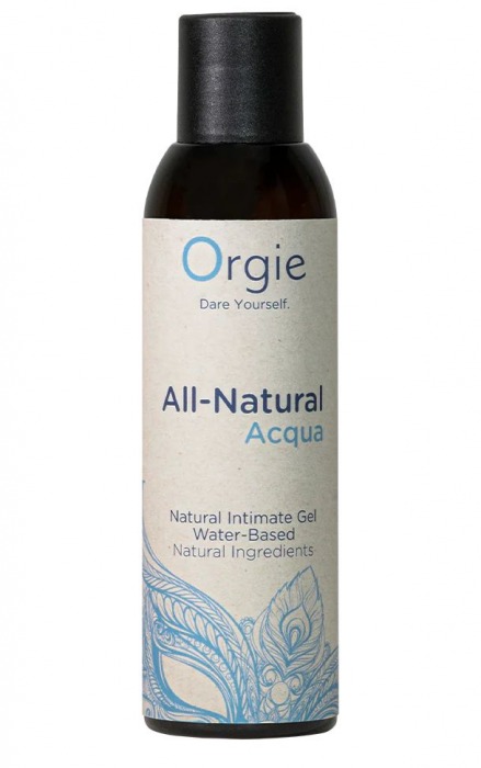 Интимный гель на водной основе Orgie All-Natural Acqua - 150 мл. - ORGIE - купить с доставкой в Нижнекамске