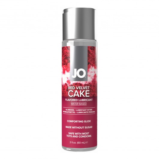 Лубрикант на водной основе JO H2O Red Velvet Cake Flavored Lubricant - 60 мл. - System JO - купить с доставкой в Нижнекамске