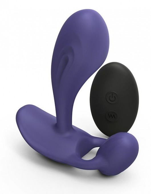 Темно-синий вибромассажер Witty P G Vibrator with Remote Control - Love to Love - в Нижнекамске купить с доставкой