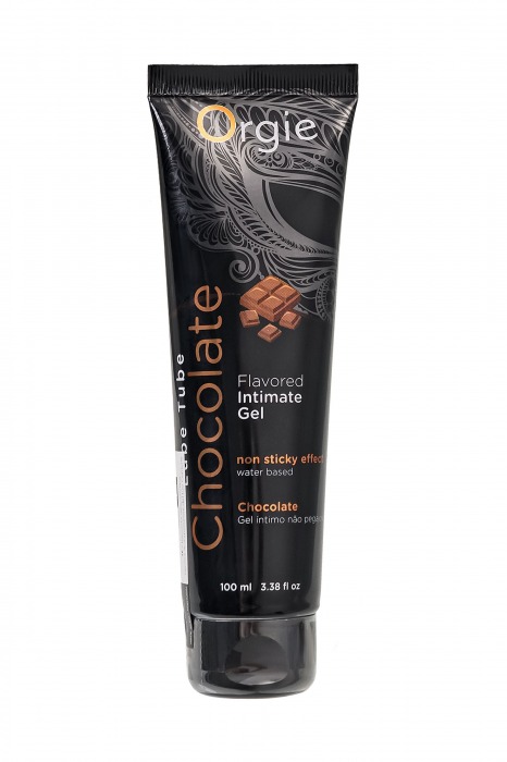 Интимный гель на водной основе Lube Tube Chocolate с шоколадным вкусом - 100 мл. - ORGIE - купить с доставкой в Нижнекамске