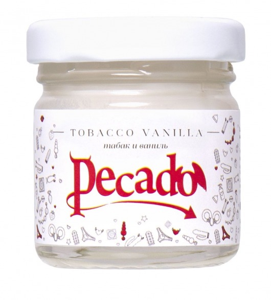 Массажная свеча Tobacco Vanilla - 35 мл. - Pecado - купить с доставкой в Нижнекамске