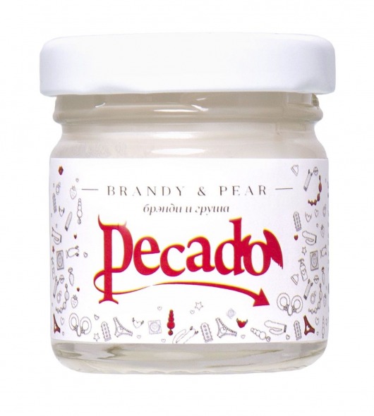 Массажная свеча Brandy   Pear - 35 мл. - Pecado - купить с доставкой в Нижнекамске