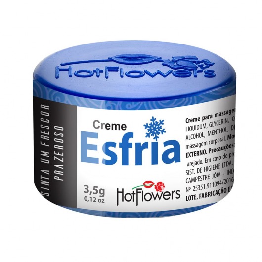 Возбуждающий крем Esfria с охлаждающим эффектом - 3,5 гр. - HotFlowers - купить с доставкой в Нижнекамске