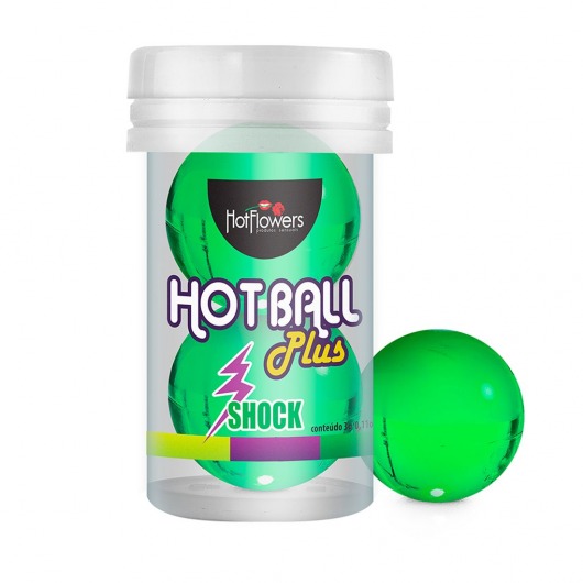 Лубрикант на силиконовой основе Hot Ball Plus с покалывающим эффектом (2 шарика по 3 гр.) - HotFlowers - купить с доставкой в Нижнекамске