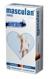 Ультратонкие презервативы Masculan Ultra Fine с обильной смазкой - 10 шт. - Masculan - купить с доставкой в Нижнекамске